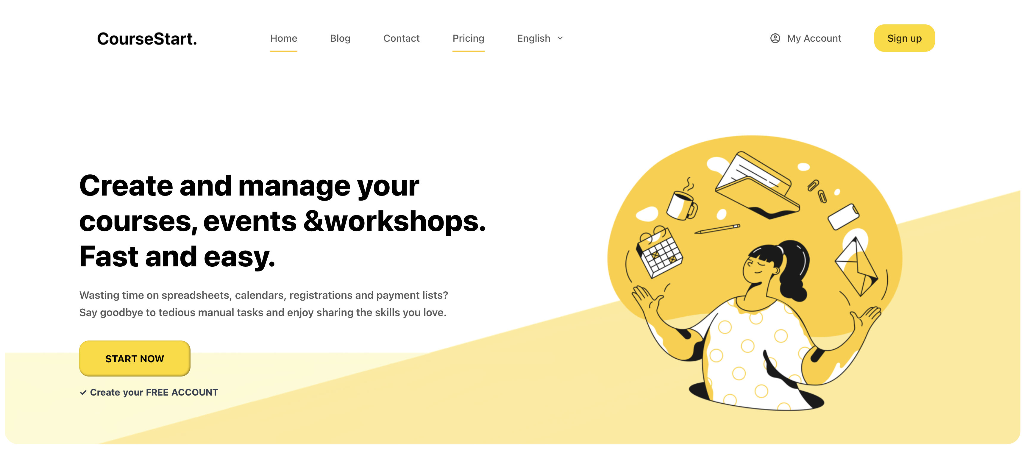 CourseStart Platform Screenshot